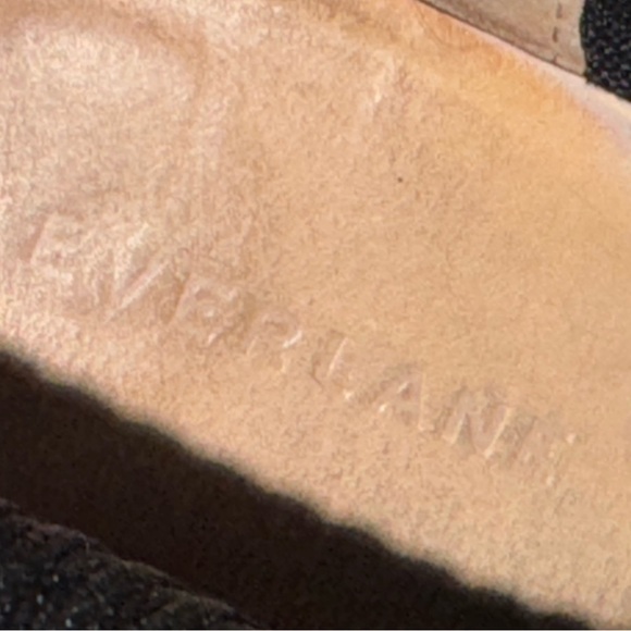 Everlane Reknit Glove Boots Size 7.5 Chunky Heel In Black Minimalist Work Office - Picture 9 of 12